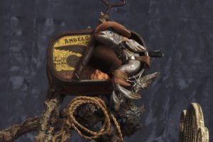 Sardine Cowboy goes Trick-or-Teating