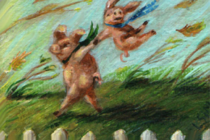Windy Day Pigs